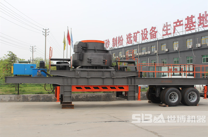 移動(dòng)破碎鵝卵石磨砂機(jī)