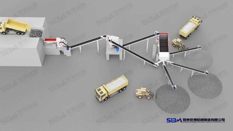 日產(chǎn)2000噸中硬礦石碎石設備配置