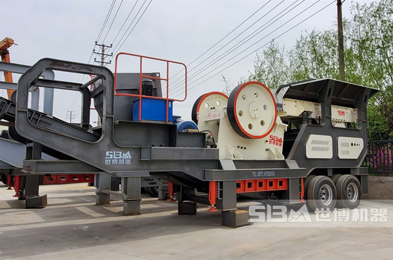 顎破移動(dòng)破碎站，移動(dòng)石子破碎機(jī)