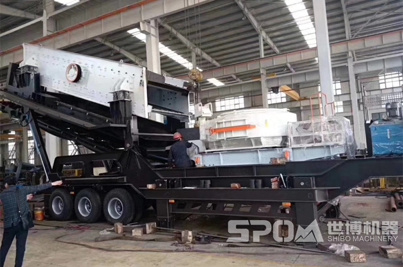 世博移動(dòng)式建筑垃圾制沙機(jī)生產(chǎn)車間