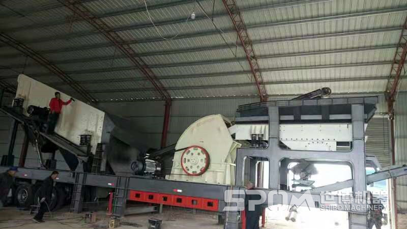 移動錘式破碎機 三合一移動破碎機