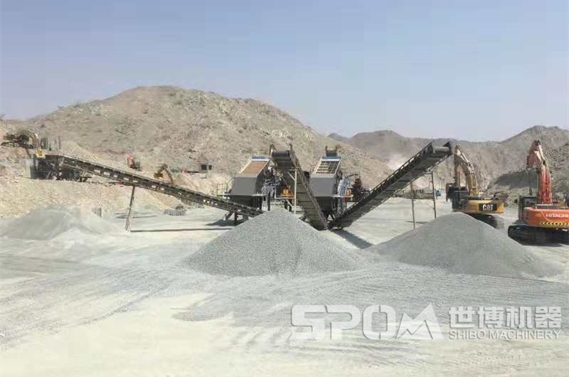 日產(chǎn)2000噸碎石設備現(xiàn)場圖