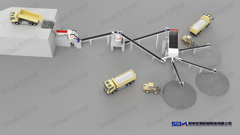 日產(chǎn)2000噸高硬礦石碎石設備配置