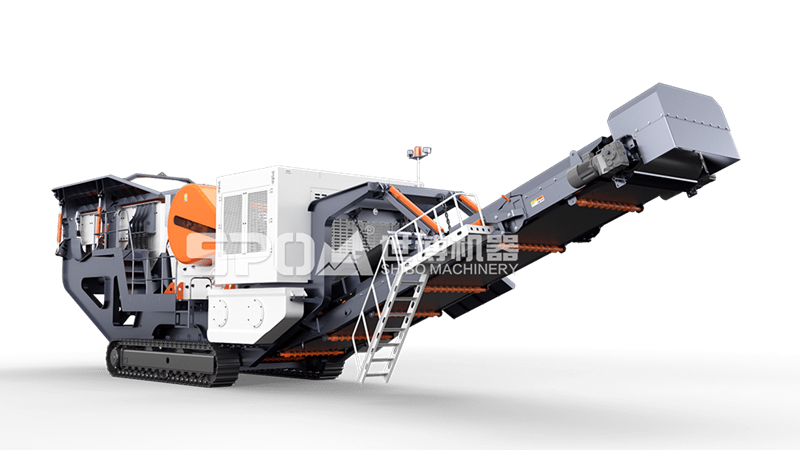 履帶式移動顎破石子破碎機(jī)