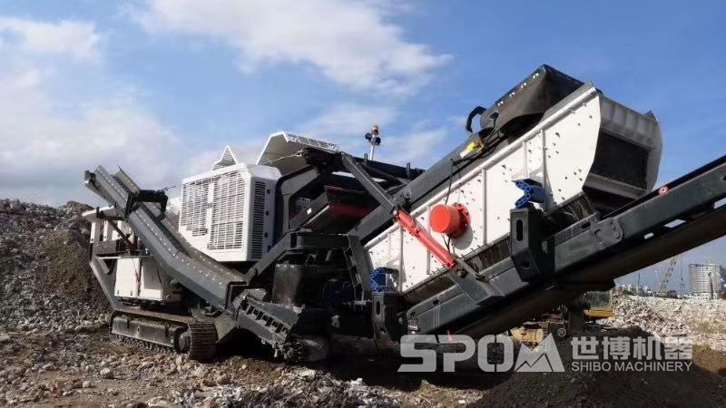 履帶移動式碎石機，造價高價格高