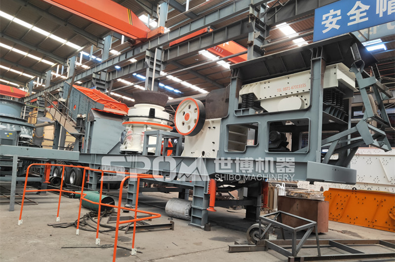 多機(jī)組合式移動設(shè)備，加工大理石廢料可用